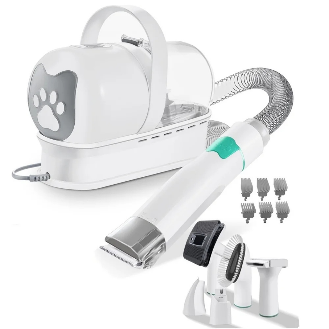 Kit Profesional de Îngrijire și Colectare Păr pentru Câini și Pisici 7 in 1
