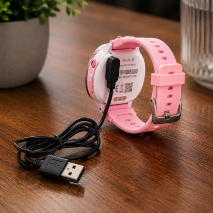 Smartwatch pentru copii cu GPS Tracker, rezistent la apă, cartelă SIM, apel video 4G