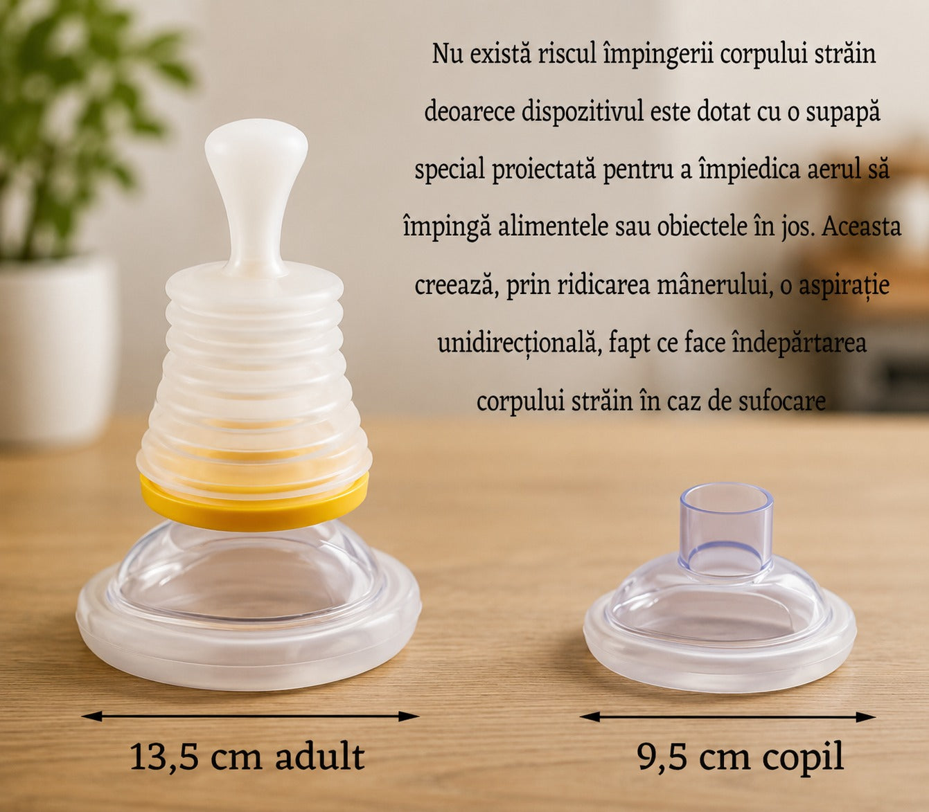 Dispozitiv Prim Ajutor LifeGuard Anti Sufocare – Eliberare Căi Respiratorii, 2 Măști, Husă Inclusa