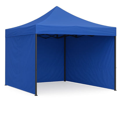 Perete Lateral Albastru Impermeabil pentru Pavilion și Cort 3x3 m – Protecție Împotriva Ploii, Vântului și Soarelui