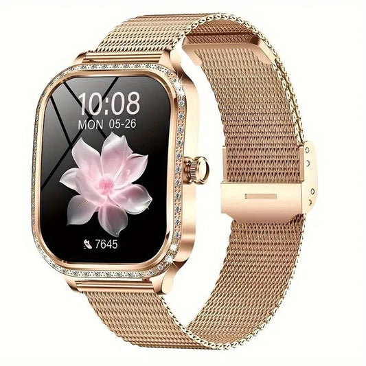 Smartwatch Dama Ecran FULL HD 1.75 Inch + Cadou Set 4 Lavete Fibra Bambus