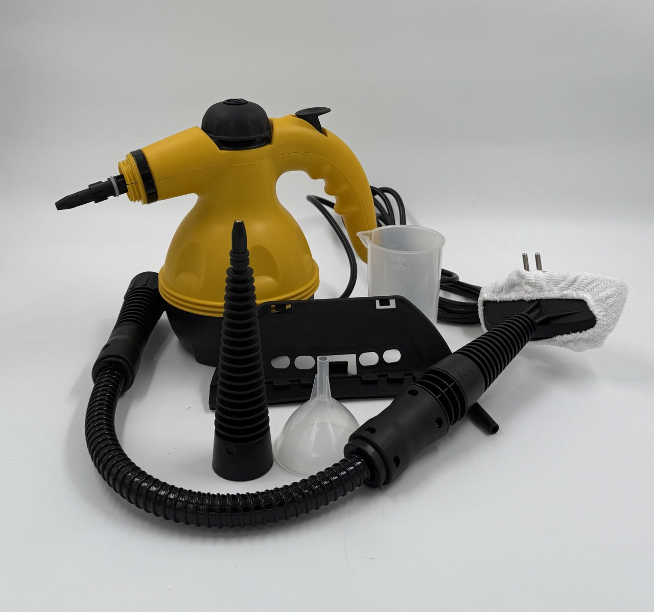 Kit Aparat de Curățare cu Abur 1200W/3 Bari, Igienizare 100% Fără Chimicale - Portabil și Rapid ZanaCasei.Ro