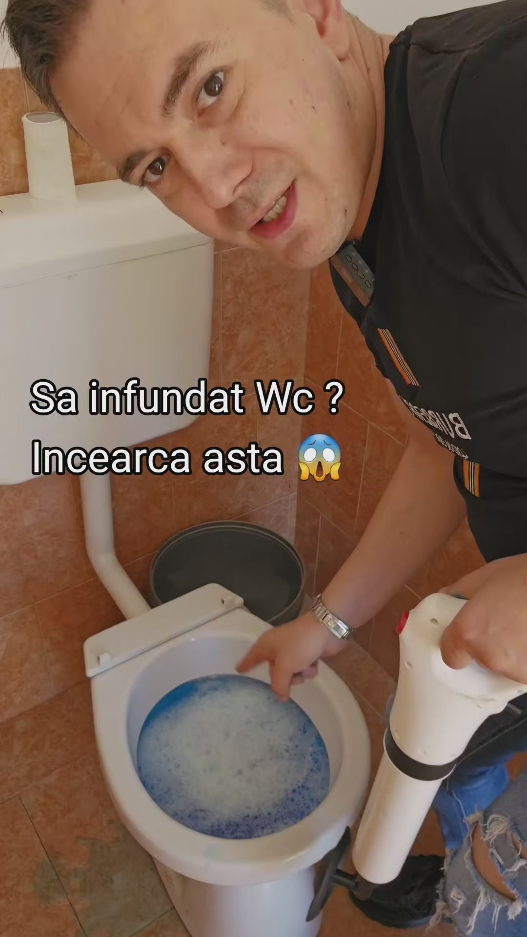 Pompa cu aer comprimat Zâna Casei , desfundat chiuvete, Instalatii sanitare, WC